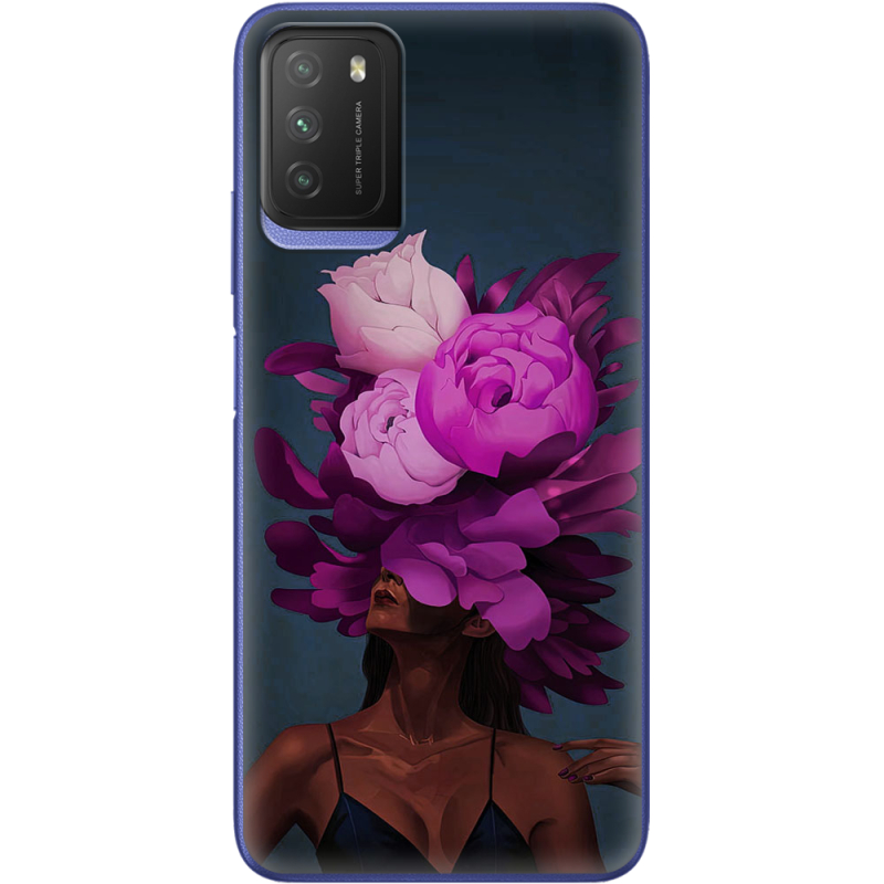 Чехол BoxFace Poco M3 Exquisite Purple Flowers