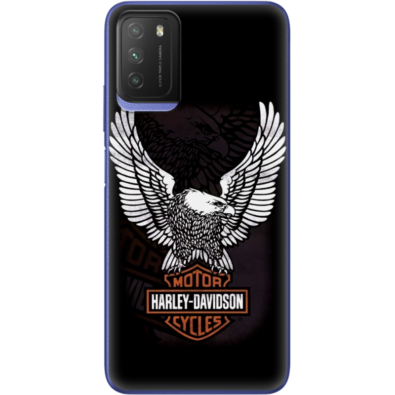 Чехол BoxFace Poco M3 Harley Davidson and eagle