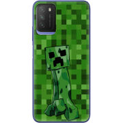 Чехол BoxFace Poco M3 Minecraft Creeper