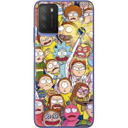 Чехол BoxFace Poco M3 Rick and Morty