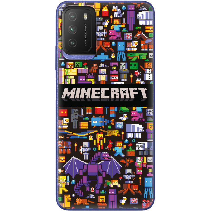 Чехол BoxFace Poco M3 Minecraft Mobbery