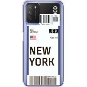 Прозрачный чехол BoxFace Xiaomi Poco M3 Ticket New York