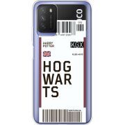 Прозрачный чехол BoxFace Xiaomi Poco M3 Ticket Hogwarts