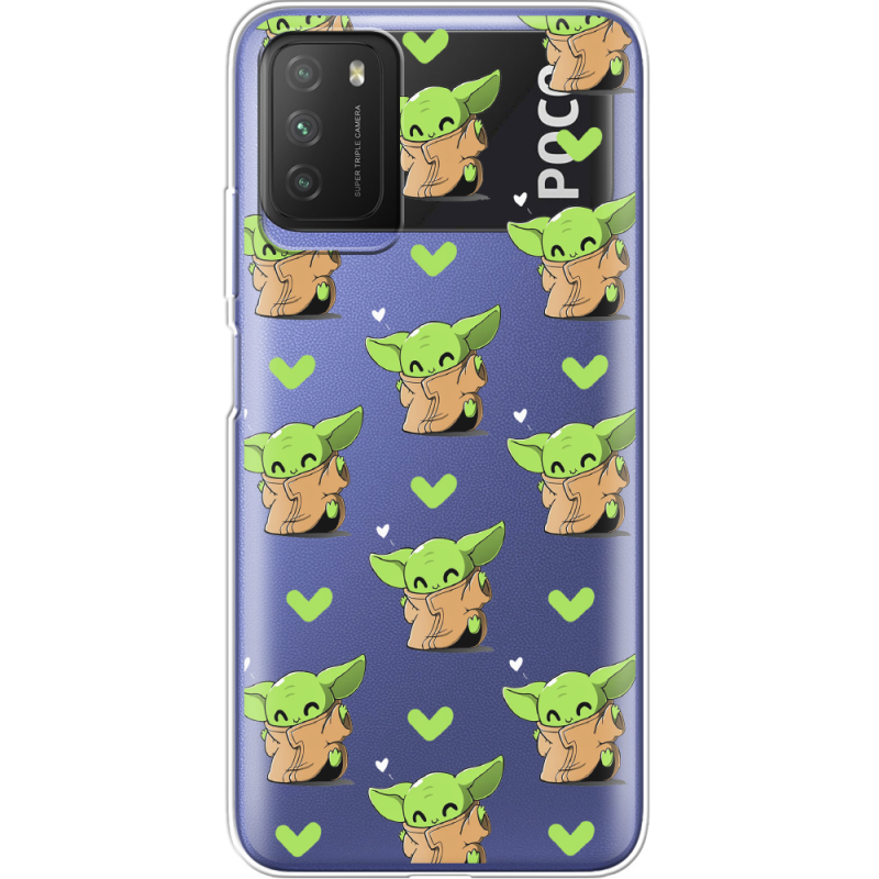 Прозрачный чехол BoxFace Xiaomi Poco M3 Pattern Baby Yoda