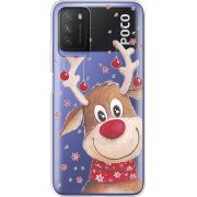 Прозрачный чехол BoxFace Xiaomi Poco M3 Winter Deer