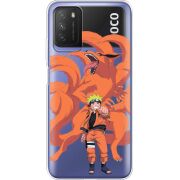 Прозрачный чехол BoxFace Xiaomi Poco M3 Naruto and Kurama