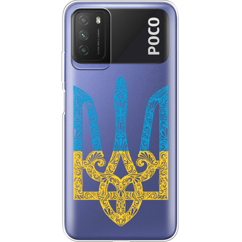 Прозрачный чехол BoxFace Xiaomi Poco M3 Gold Trident