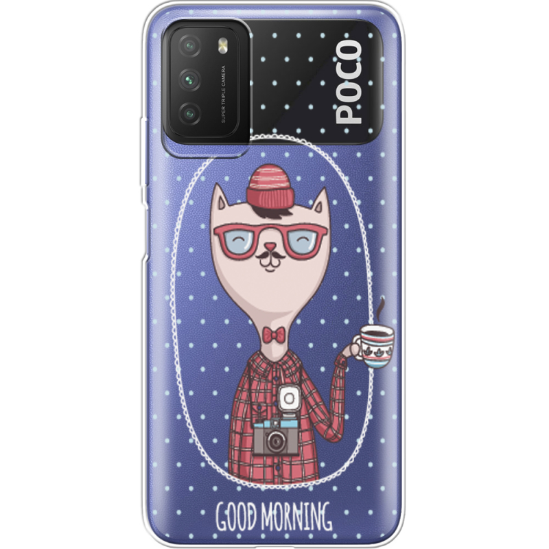 Прозрачный чехол BoxFace Xiaomi Poco M3 Good Morning