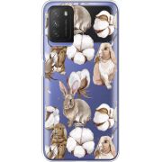 Прозрачный чехол BoxFace Xiaomi Poco M3 Cotton and Rabbits