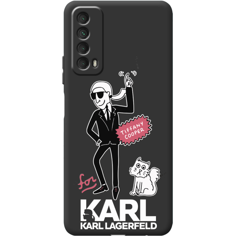 Черный чехол BoxFace Huawei P Smart 2021 For Karl