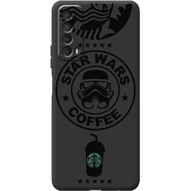 Черный чехол BoxFace Huawei P Smart 2021 Dark Coffee