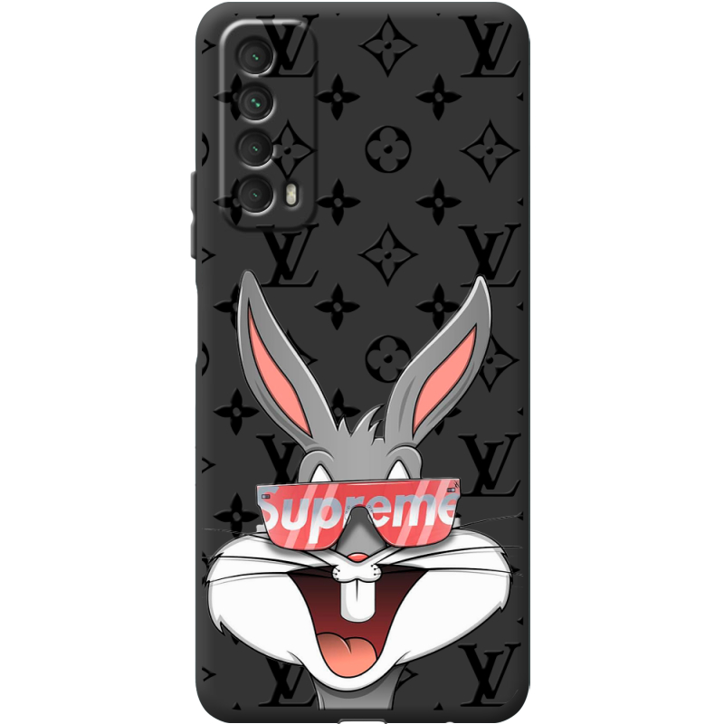 Черный чехол BoxFace Huawei P Smart 2021 looney bunny