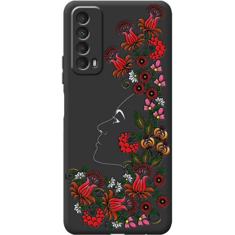 Черный чехол BoxFace Huawei P Smart 2021 3D Ukrainian Muse