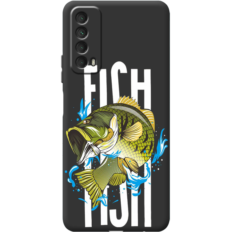 Черный чехол BoxFace Huawei P Smart 2021 Fish