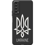 Черный чехол BoxFace Huawei P Smart 2021 Тризуб монограмма ukraine
