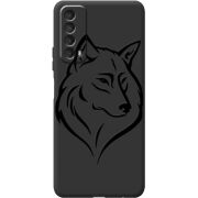 Черный чехол BoxFace Huawei P Smart 2021 Wolf