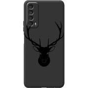 Черный чехол BoxFace Huawei P Smart 2021 Deer