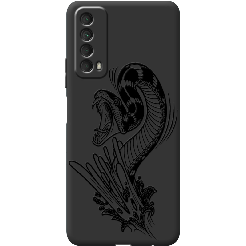 Черный чехол BoxFace Huawei P Smart 2021 Snake