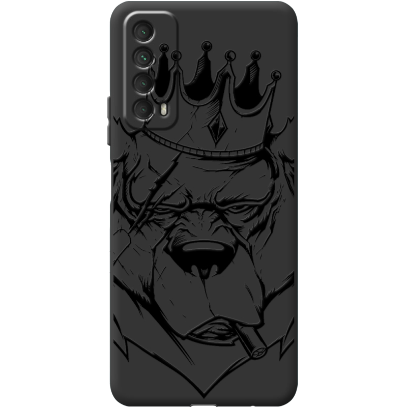 Черный чехол BoxFace Huawei P Smart 2021 Bear King