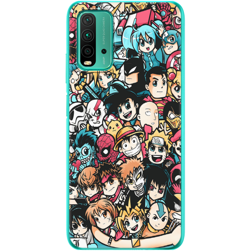 Чехол BoxFace Xiaomi Redmi 9T Anime Stickers