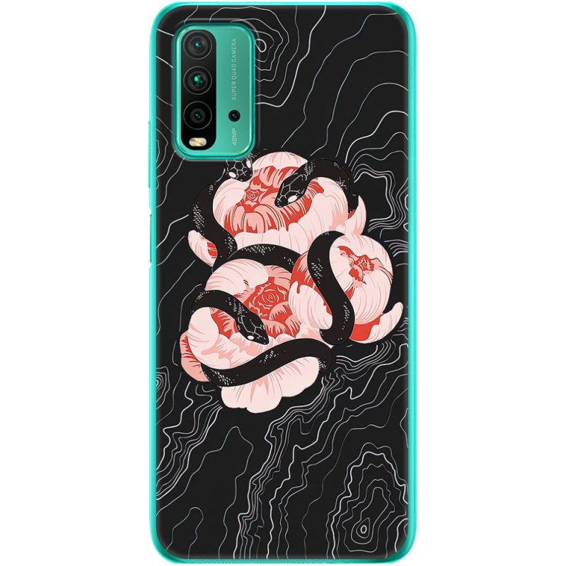 Чехол BoxFace Xiaomi Redmi 9T Snake Rose