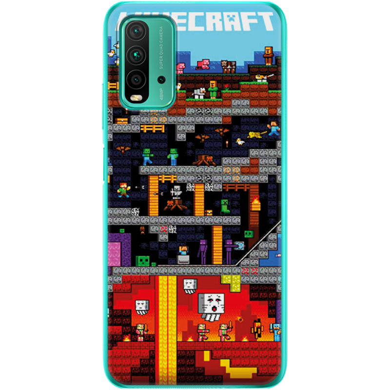 Чехол BoxFace Xiaomi Redmi 9T Minecraft Lode Runner