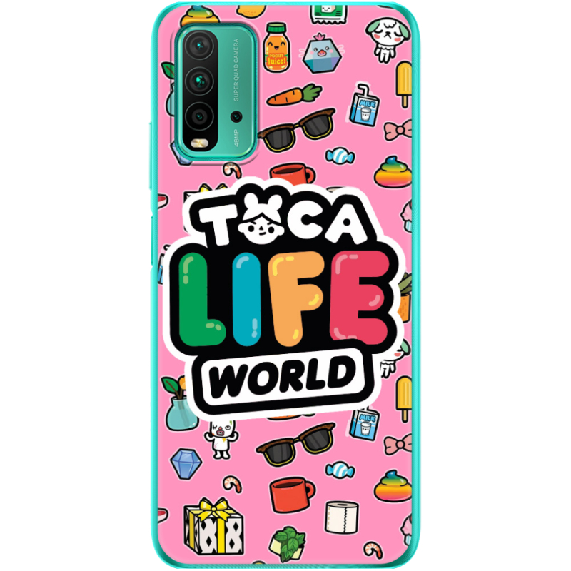 Чехол BoxFace Xiaomi Redmi 9T Toca Boca Life World