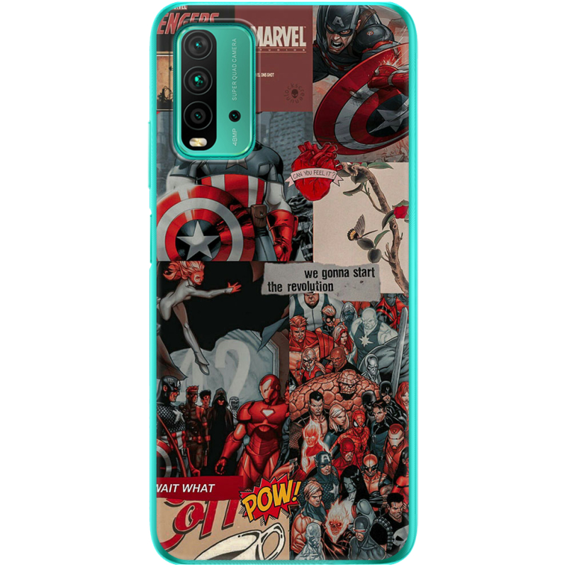 Чехол BoxFace Xiaomi Redmi 9T Marvel Avengers