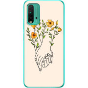 Чехол BoxFace Xiaomi Redmi 9T Flower Hands