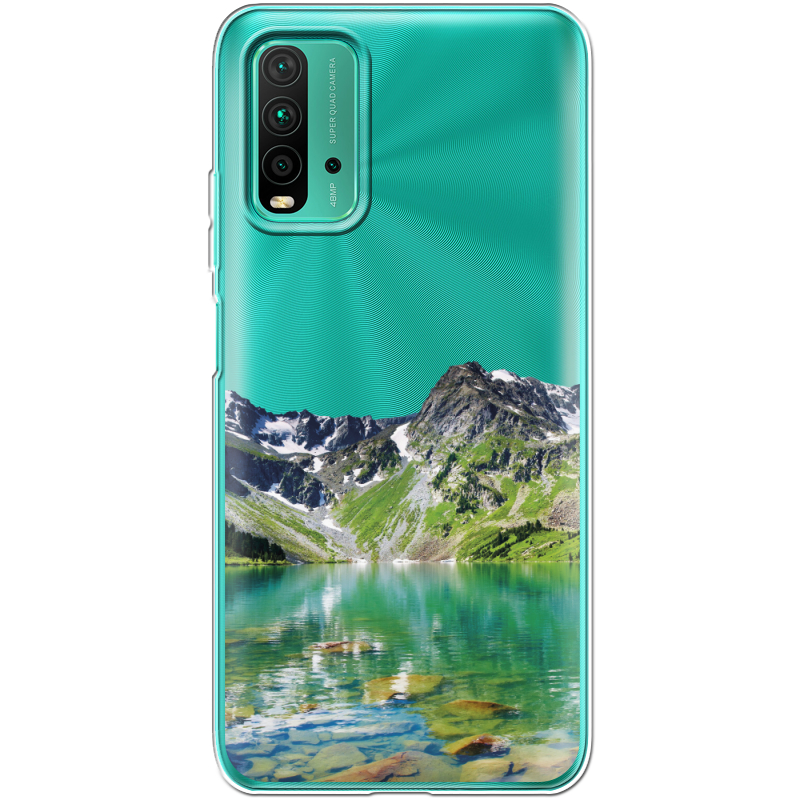 Прозрачный чехол BoxFace Xiaomi Redmi 9T Green Mountain