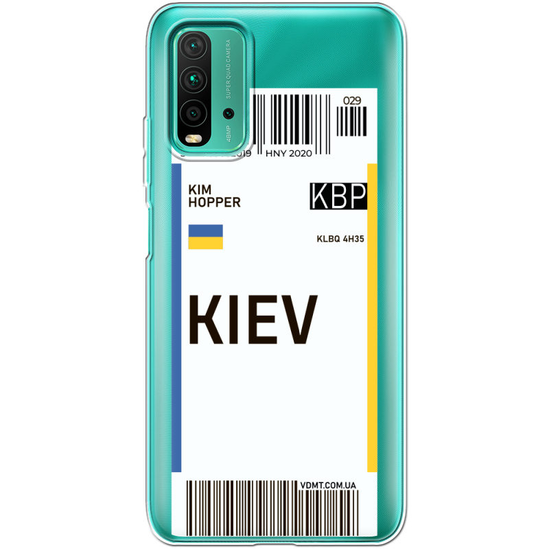 Прозрачный чехол BoxFace Xiaomi Redmi 9T Ticket Kiev