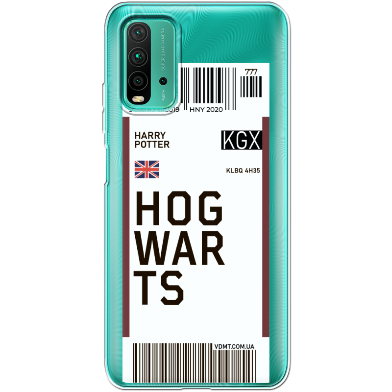 Прозрачный чехол BoxFace Xiaomi Redmi 9T Ticket Hogwarts