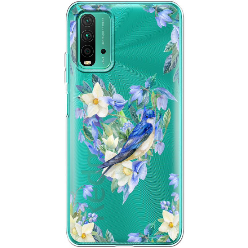 Прозрачный чехол BoxFace Xiaomi Redmi 9T Spring Bird