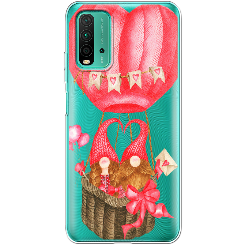 Прозрачный чехол BoxFace Xiaomi Redmi 9T Valentine Dwarfs