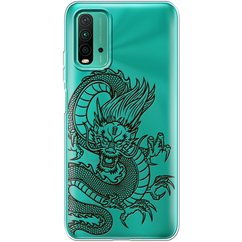 Прозрачный чехол BoxFace Xiaomi Redmi 9T Chinese Dragon