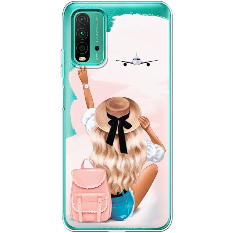 Прозрачный чехол BoxFace Xiaomi Redmi 9T Travel Girl