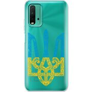 Прозрачный чехол BoxFace Xiaomi Redmi 9T Gold Trident