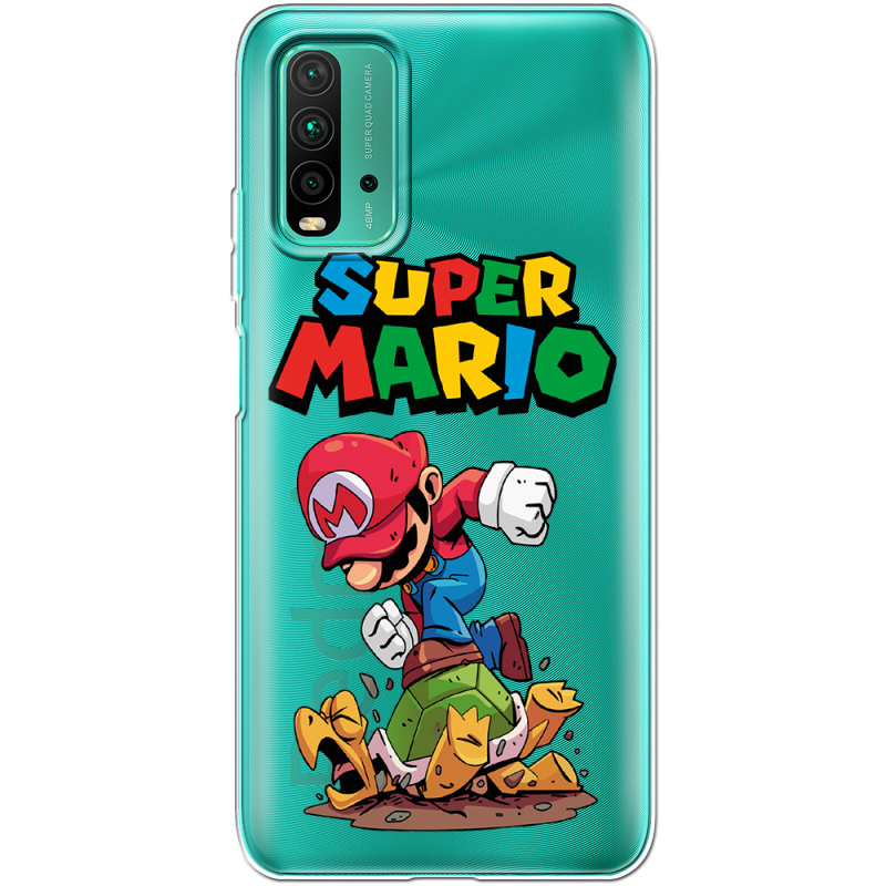 Прозрачный чехол BoxFace Xiaomi Redmi 9T Super Mario