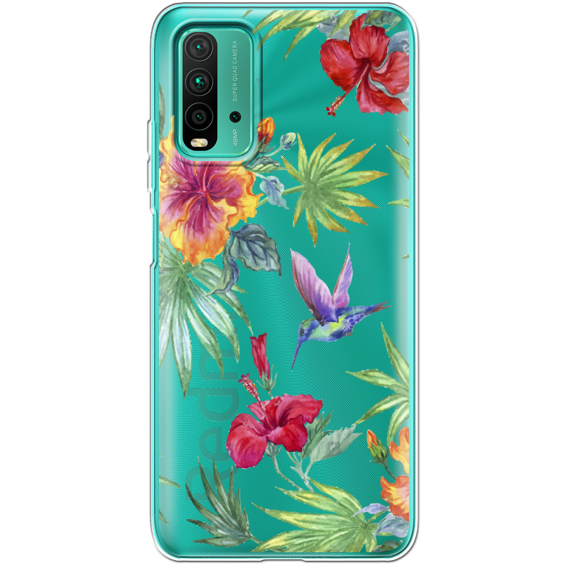 Прозрачный чехол BoxFace Xiaomi Redmi 9T Tropical