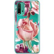 Прозрачный чехол BoxFace Xiaomi Redmi 9T Rose