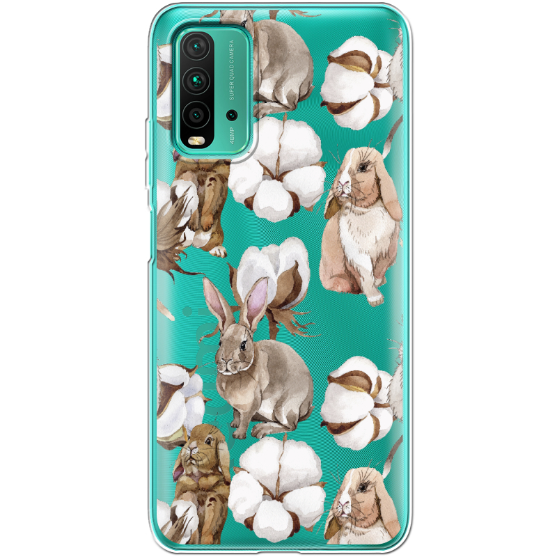 Прозрачный чехол BoxFace Xiaomi Redmi 9T Cotton and Rabbits