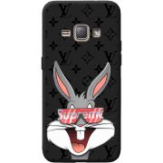 Черный чехол BoxFace Samsung J120H Galaxy J1 2016 looney bunny