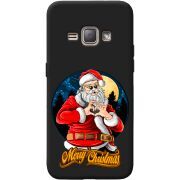 Черный чехол BoxFace Samsung J120H Galaxy J1 2016 Cool Santa