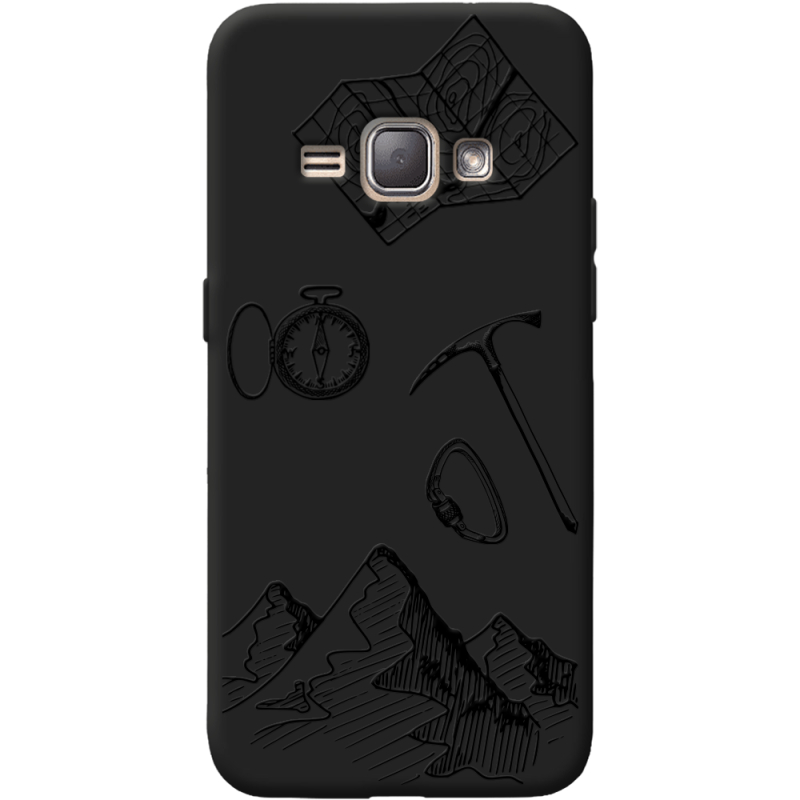 Черный чехол BoxFace Samsung J120H Galaxy J1 2016 Mountains
