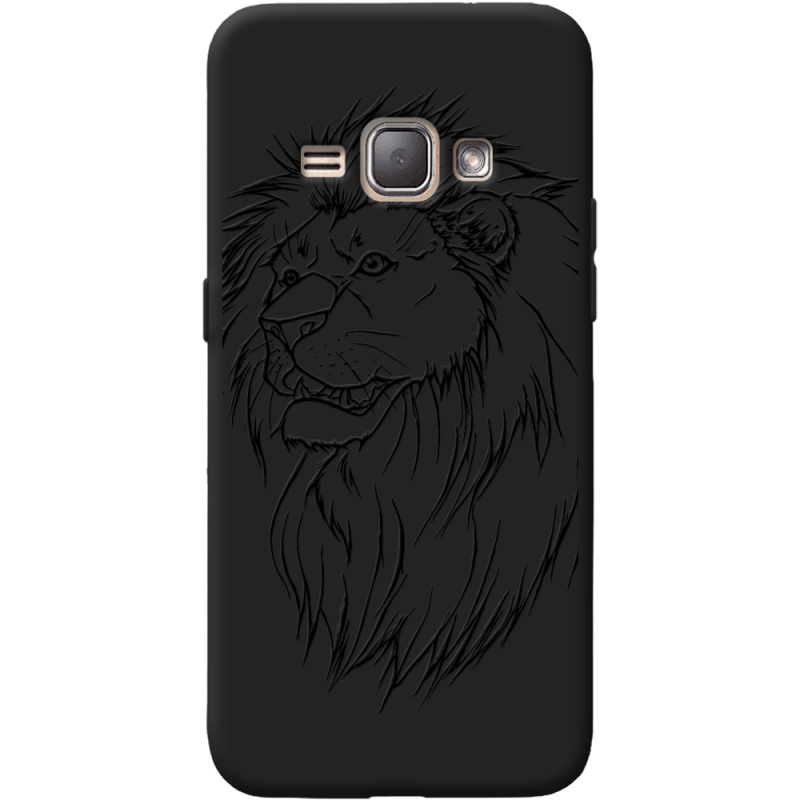 Черный чехол BoxFace Samsung J120H Galaxy J1 2016 Lion