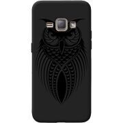 Черный чехол BoxFace Samsung J120H Galaxy J1 2016 Owl