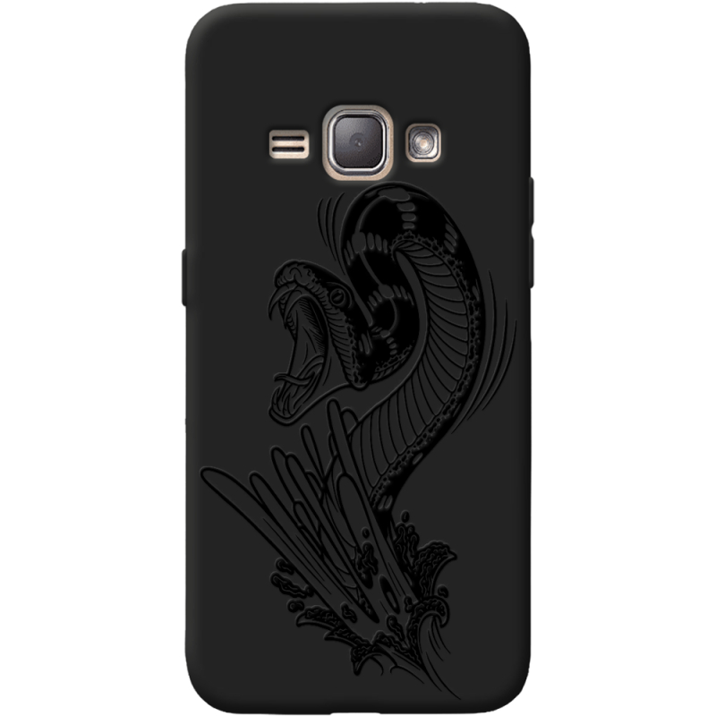 Черный чехол BoxFace Samsung J120H Galaxy J1 2016 Snake