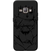 Черный чехол BoxFace Samsung J120H Galaxy J1 2016 Bear King