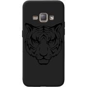 Черный чехол BoxFace Samsung J120H Galaxy J1 2016 Tiger