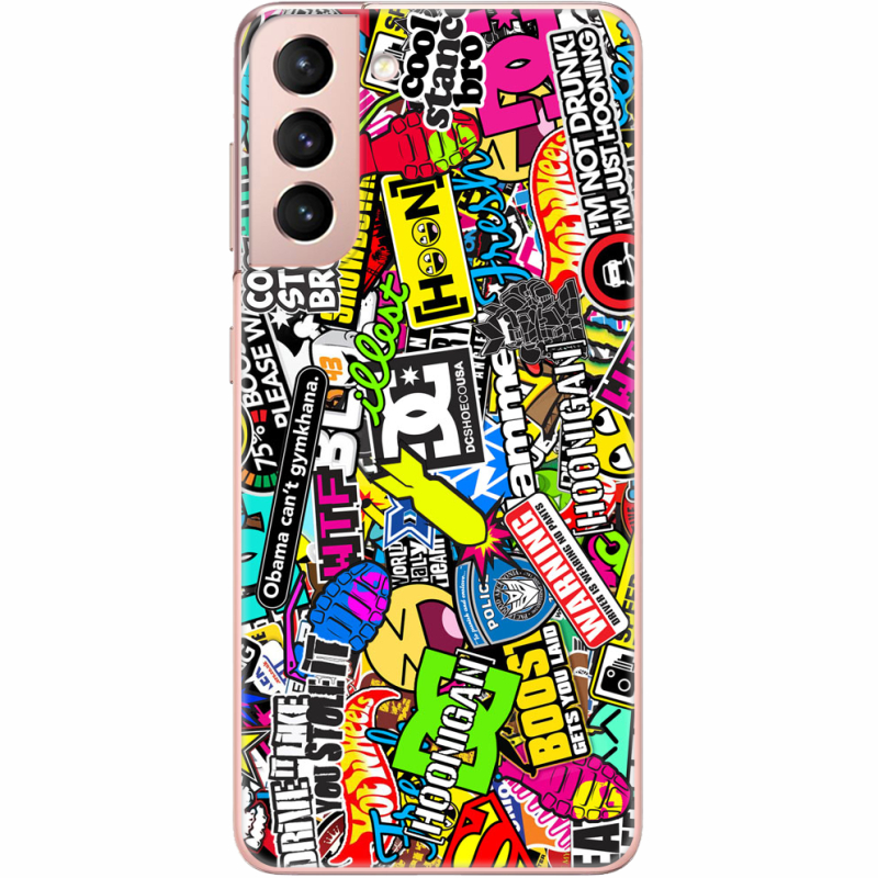 Чехол BoxFace Samsung G991 Galaxy S21 Multicolored Inscriptions